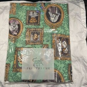 Printfresh Dogton Abbey Long Robe in Crawley Green